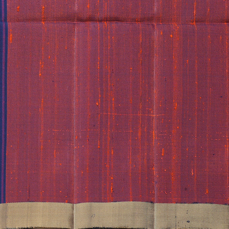 Hayagrivas Dark Blue Handloom Soft Silk Saree KBF878H5-1
