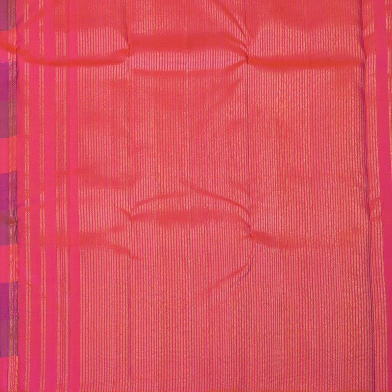 Hayagrivas Handloom Multicolour Checks Kanjivaram Silk Saree KBF87D2-1