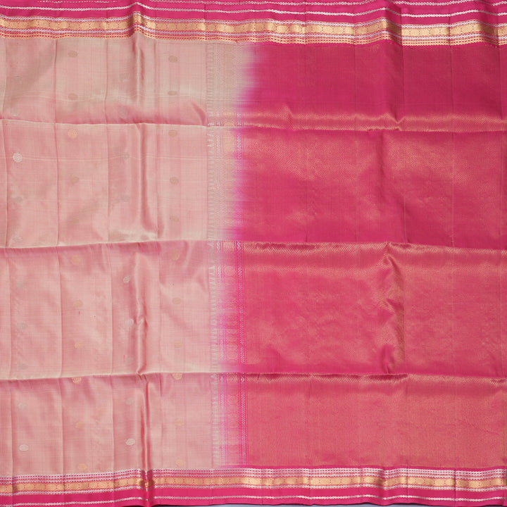 Hayagrivas Onion Pink Handloom Soft Silk Saree KBF880H5-4