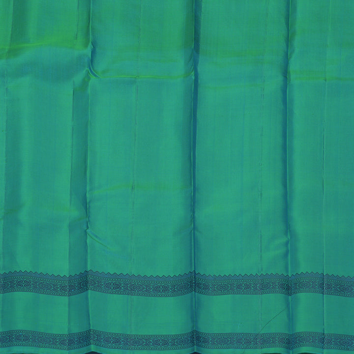 Hayagrivas Aqua Green Handloom Soft Silk Saree KBF880H6-10