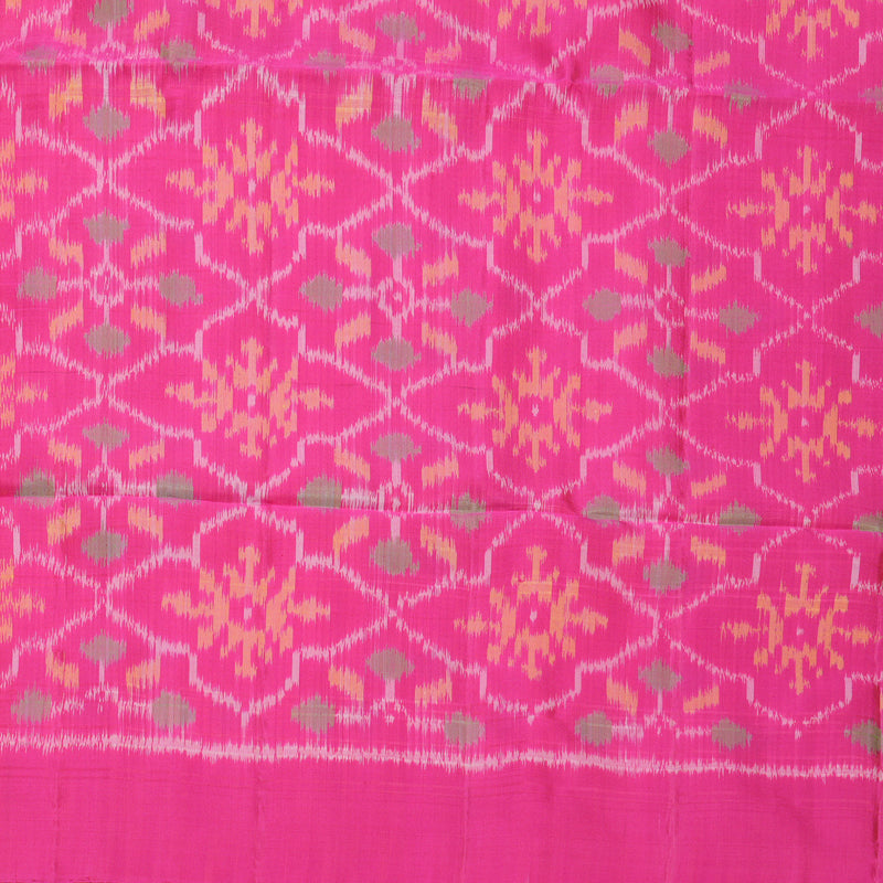 Hayagrivas Fanta Orange Handloom Soft Silk Saree KBF880H6-11