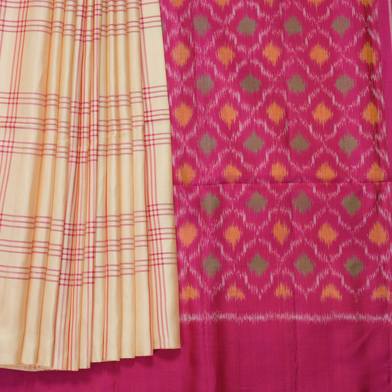Hayagrivas Sandal Handloom Soft Silk Saree KBF880H6-13