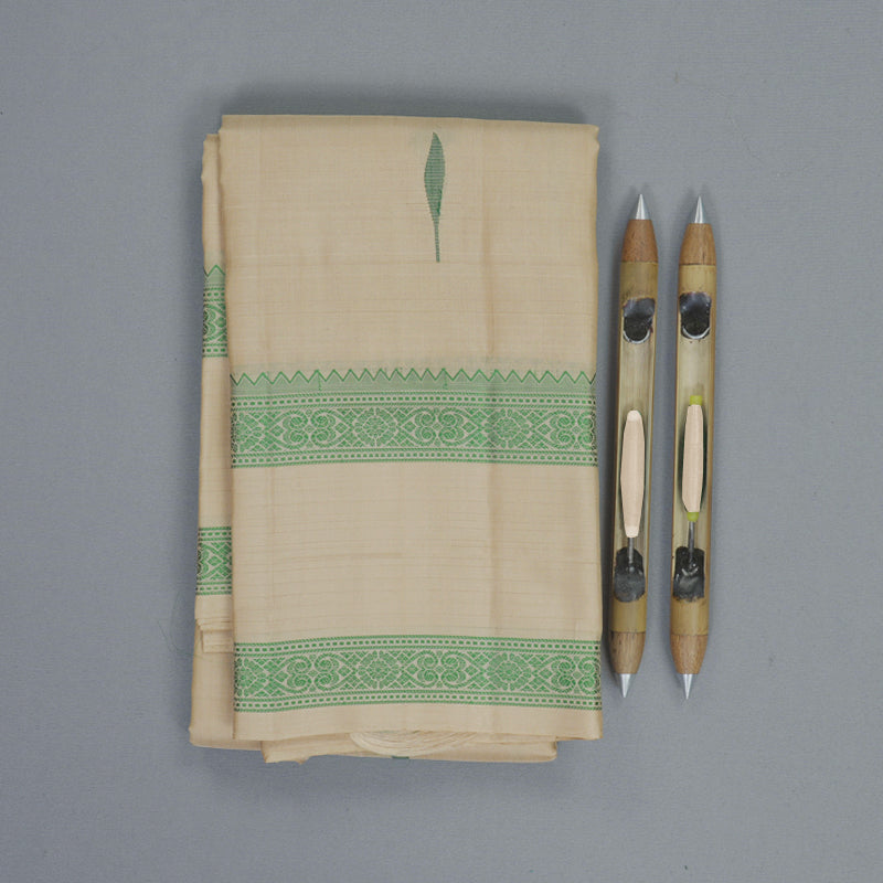 Hayagrivas Sandal Handloom Soft Silk Saree KBF880H6-4