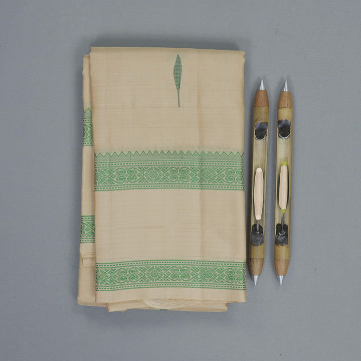 Hayagrivas Sandal Handloom Soft Silk Saree KBF880H6-4