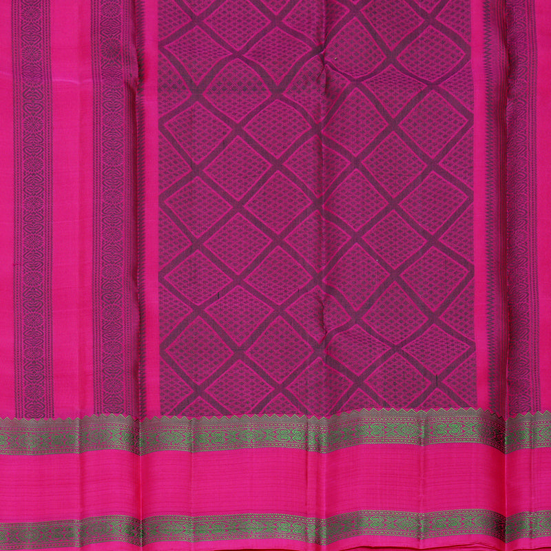 Hayagrivas Rani Pink Handloom Soft Silk Saree KBF880H6-6