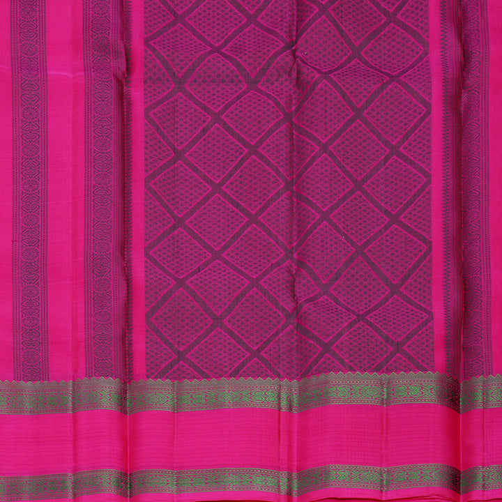 Hayagrivas Rani Pink Handloom Soft Silk Saree KBF880H6-6