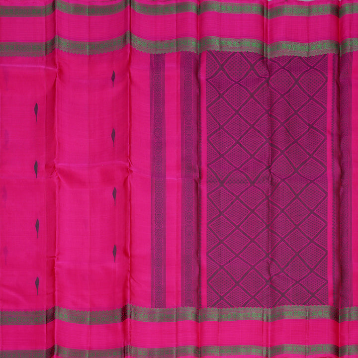 Hayagrivas Rani Pink Handloom Soft Silk Saree KBF880H6-6