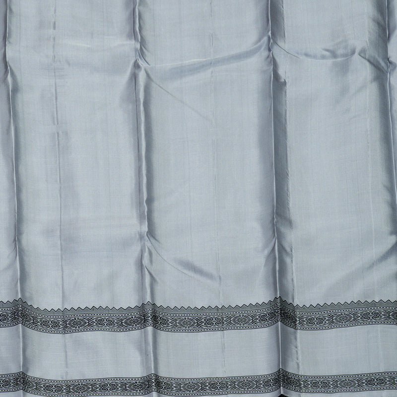 Hayagrivas Grey Handloom Soft Silk Saree KBF880H6-8