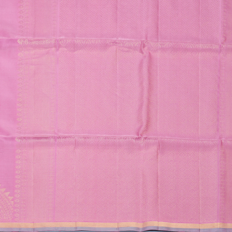 Hayagrivas Baby Pink Handloom Soft Silk Saree KBF880H7-1