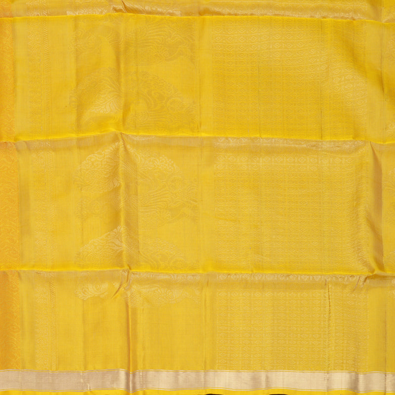 Hayagrivas Mild Yellow Handloom Soft Silk Saree KBF880H8-10