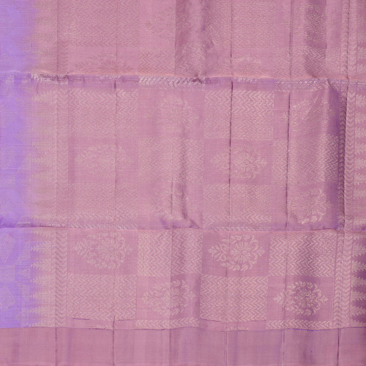 Hayagrivas Lavender Handloom Soft Silk Saree KBF881H15-2