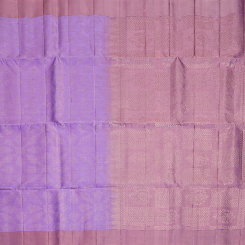 Hayagrivas Lavender Handloom Soft Silk Saree KBF881H15-2