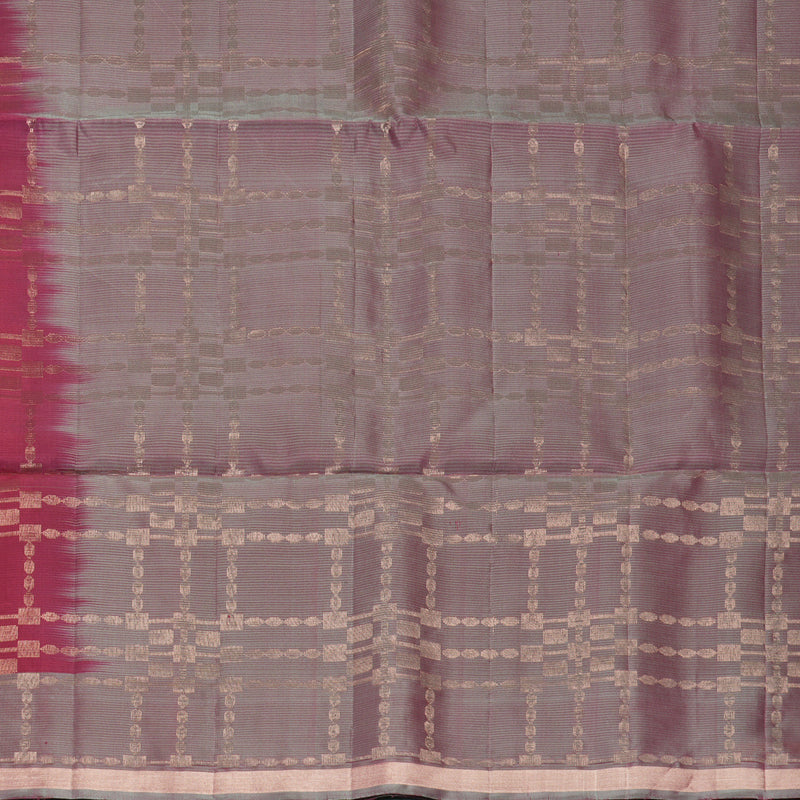 Hayagrivas Magenta Handloom Soft Silk Saree KBF881H17-1