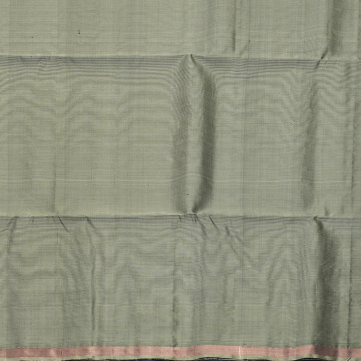 Hayagrivas Black Handloom Soft Silk Saree KBF881H17-2