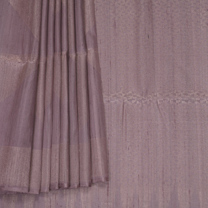 Hayagrivas Mauve Handloom Soft Silk Saree KBF881H21-1
