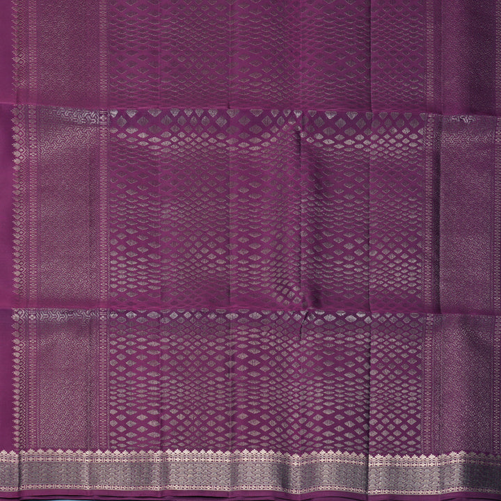 Hayagrivas Purple Handloom Soft Silk Saree KBF881H23-1
