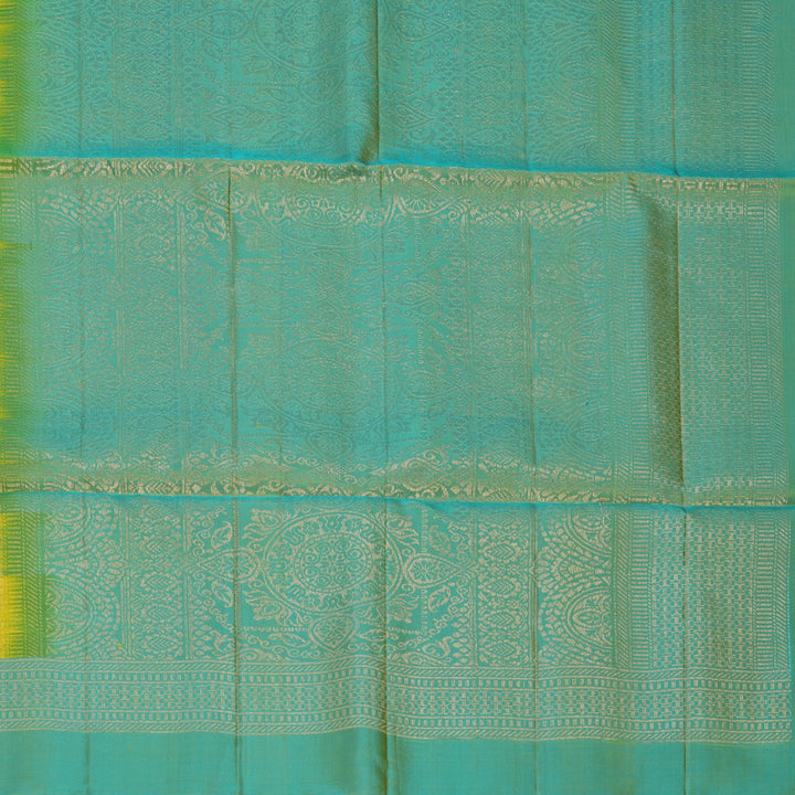 Hayagrivas Lime Green Handloom Soft Silk Saree KBF881H26-2