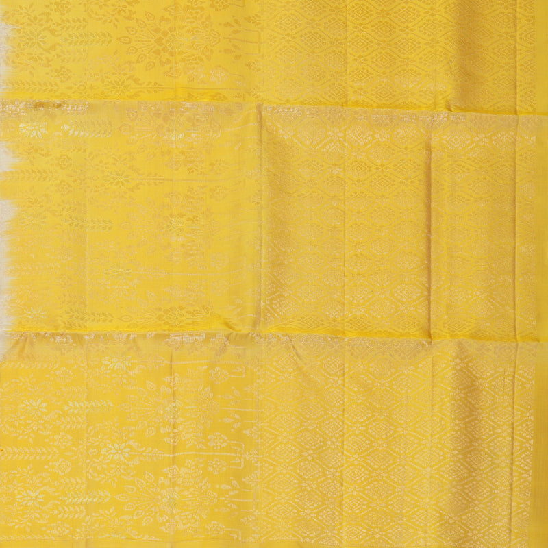 Hayagrivas Cream Handloom Soft Silk Saree KBF881H31-1