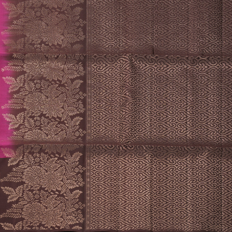 Hayagrivas Magenta Handloom Soft Silk Saree KBF881H4-1