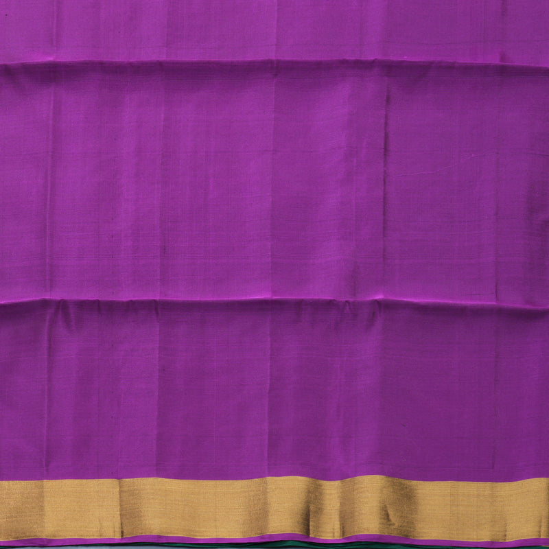 Hayagrivas Bottle Green Handloom Soft Silk Saree KBF883H1-3