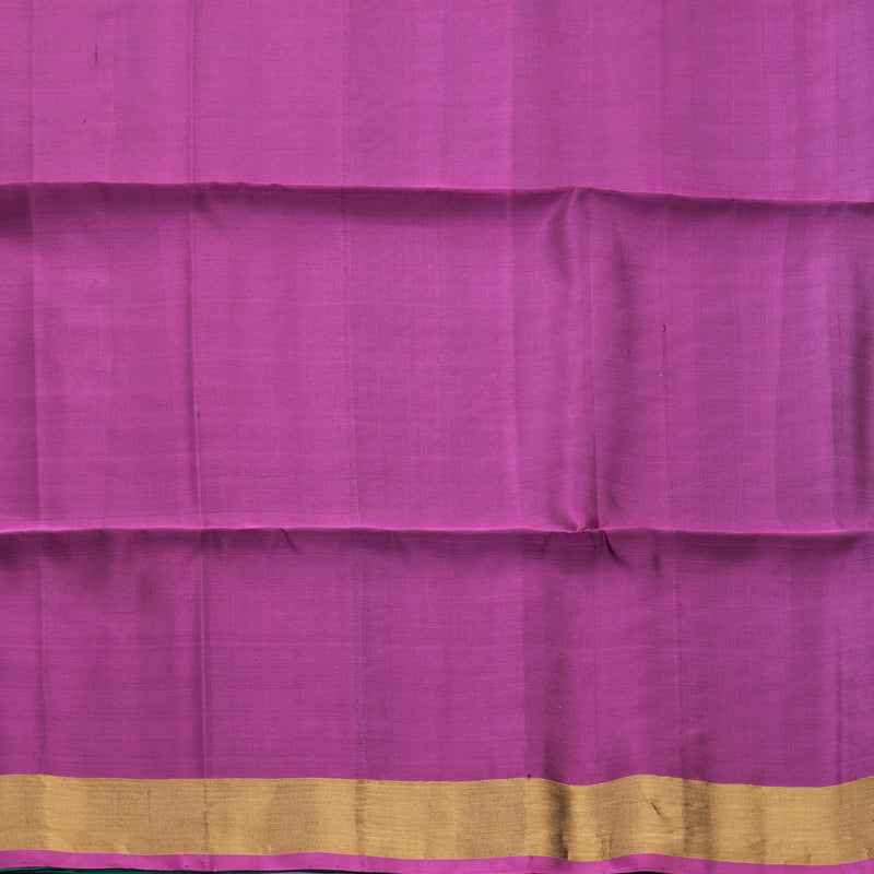 Hayagrivas Green Handloom Soft Silk Saree KBF883H1-6