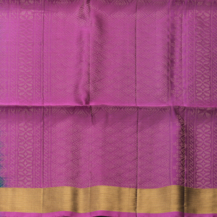 Hayagrivas Green Handloom Soft Silk Saree KBF883H1-6