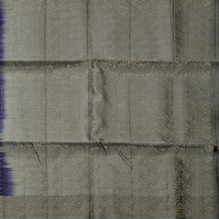 Hayagrivas Navy Blue Handloom Soft Silk Saree KBF883H10-1