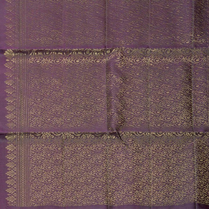 Hayagrivas Dark Purple Handloom Soft Silk Saree KBF883H10-2