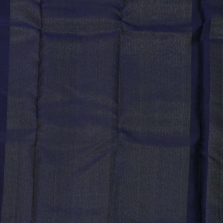 Hayagrivas Navy Blue Handloom Soft Silk Saree KBF883H18-1