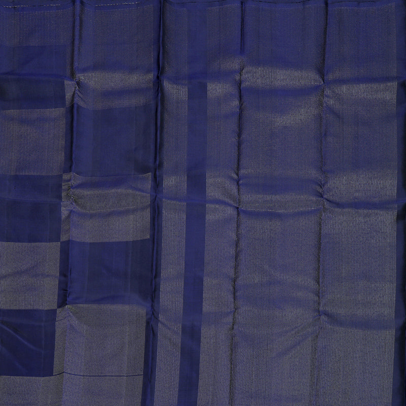 Hayagrivas Navy Blue Handloom Soft Silk Saree KBF883H18-1