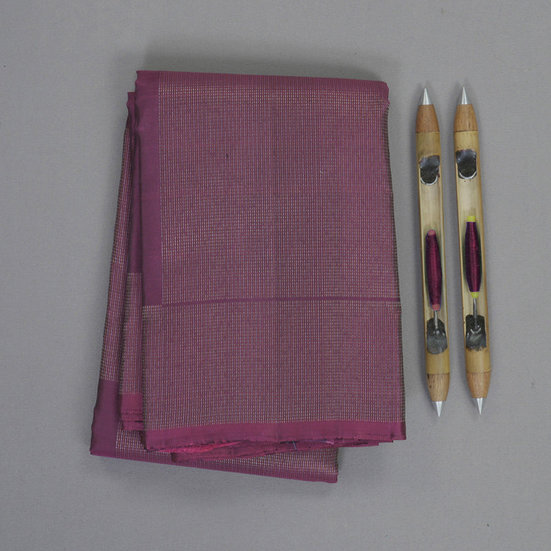 Hayagrivas Purple Handloom Soft Silk Saree KBF883H18-2