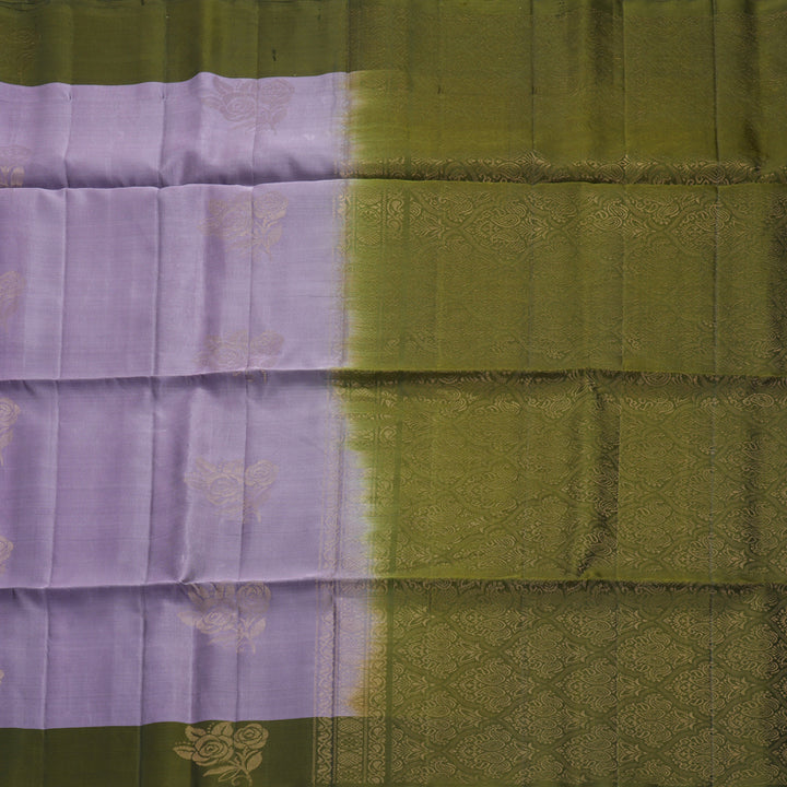 Hayagrivas Lilac Handloom Soft Silk Saree KBF883H2-12