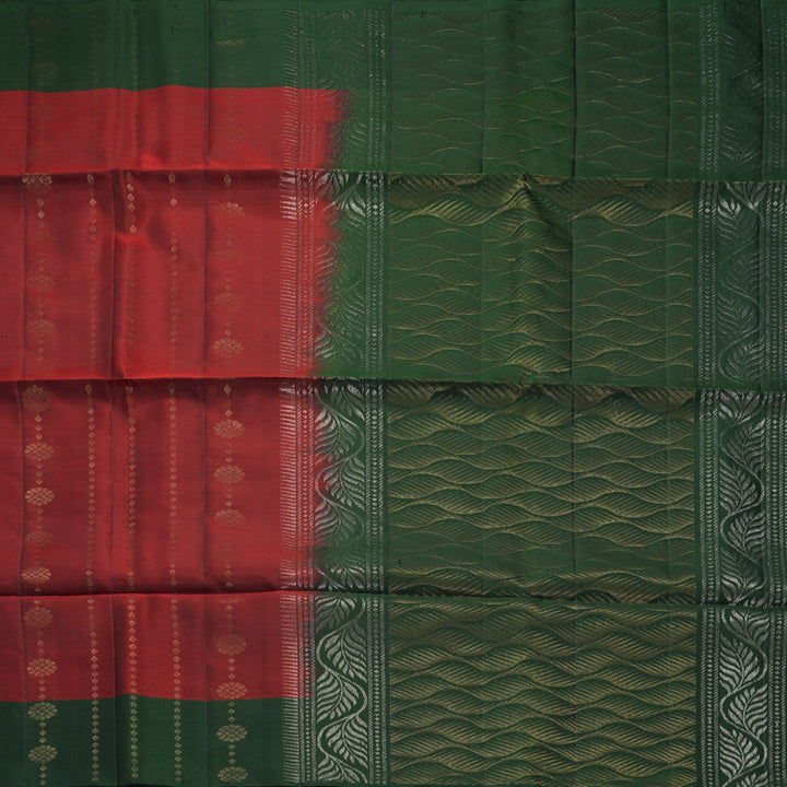 Hayagrivas Maroon Handloom Soft Silk Saree KBF883H2-19