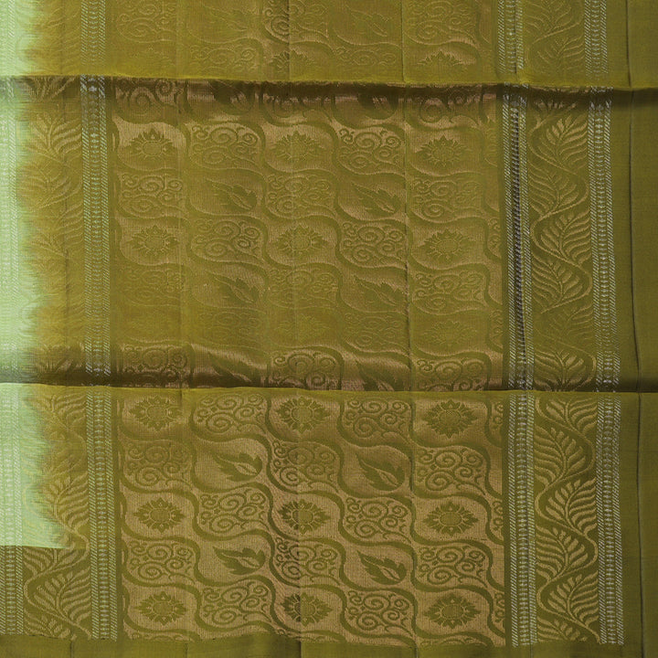 Hayagrivas Pista Green Handloom Soft Silk Saree KBF883H2-2