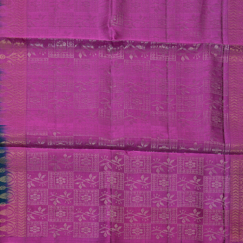 Hayagrivas Peacock Green Handloom Soft Silk Saree KBF883H2-20