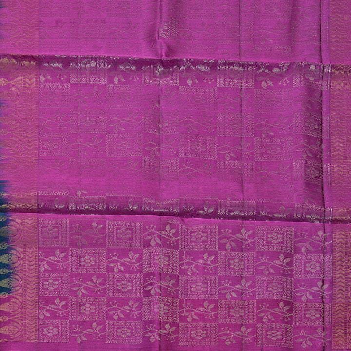 Hayagrivas Peacock Green Handloom Soft Silk Saree KBF883H2-20