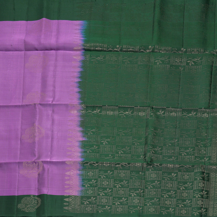Hayagrivas Mild Purple Handloom Soft Silk Saree KBF883H2-21