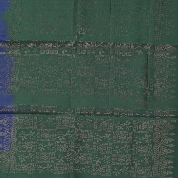 Hayagrivas Midnight Blue Handloom Soft Silk Saree KBF883H2-22