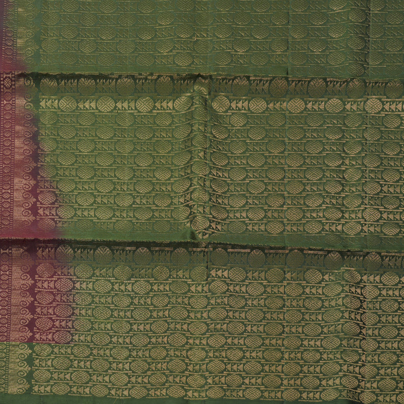 Hayagrivas Deep Snuff Handloom Soft Silk Saree KBF883H2-25