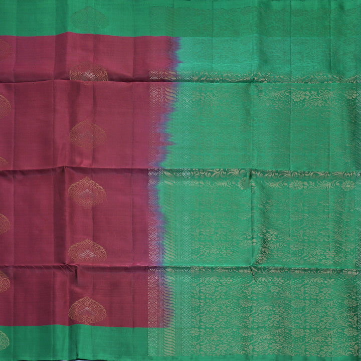 Hayagrivas Purple Handloom Soft Silk Saree KBF883H2-29