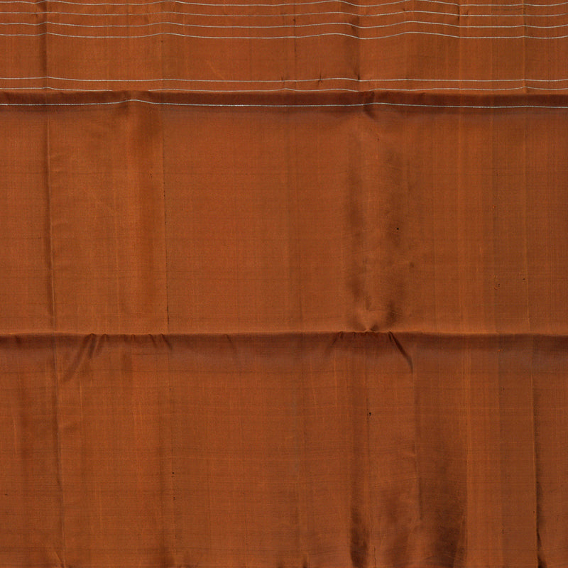 Hayagrivas Rust Orange Handloom Soft Silk Saree KBF883H3-2
