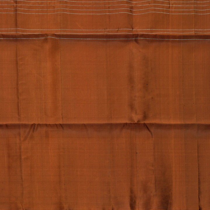 Hayagrivas Rust Orange Handloom Soft Silk Saree KBF883H3-2