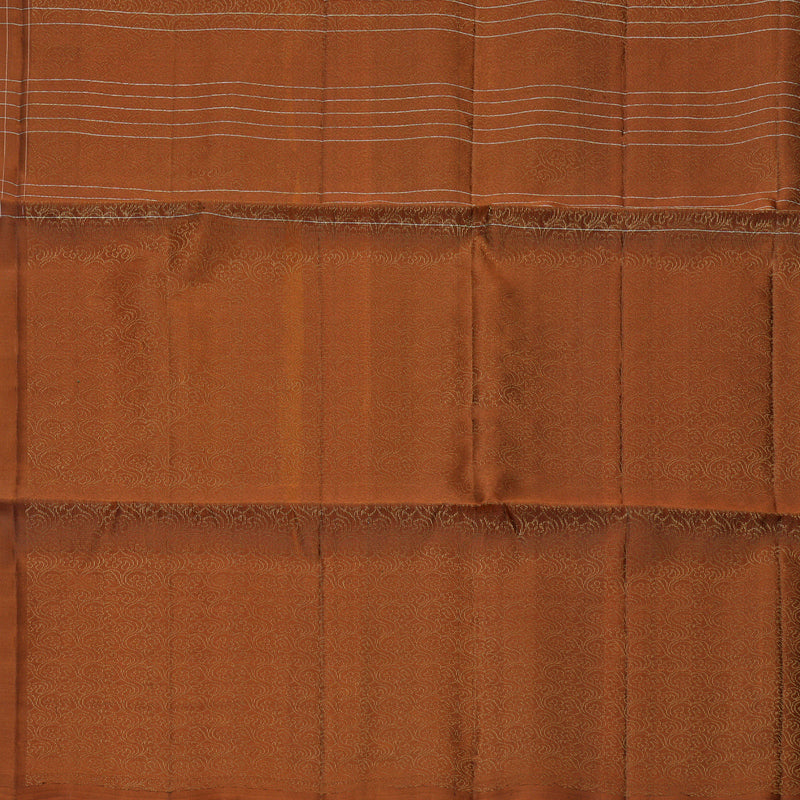 Hayagrivas Rust Orange Handloom Soft Silk Saree KBF883H3-2