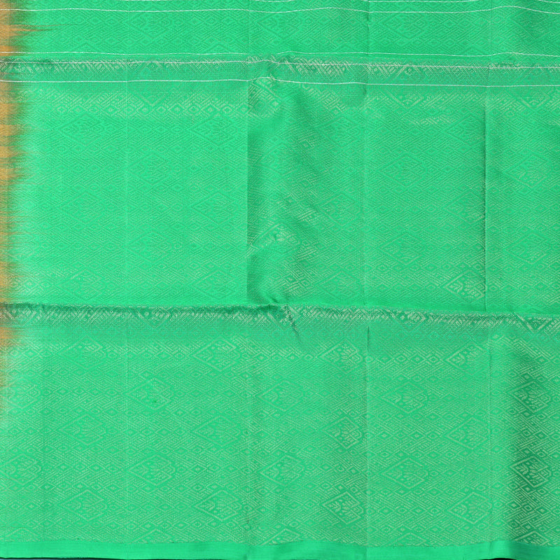 Hayagrivas Carrot Orange Handloom Soft Silk Saree KBF883H3-3