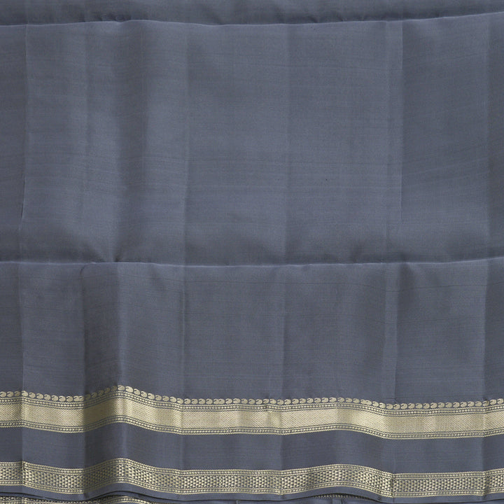 Hayagrivas Grey Handloom Soft Silk Saree KBF883H4-4