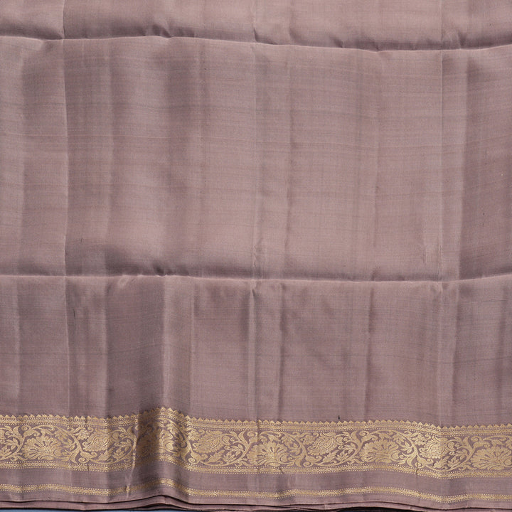 Hayagrivas Dusky Peach Handloom Soft Silk Saree KBF883H4-5