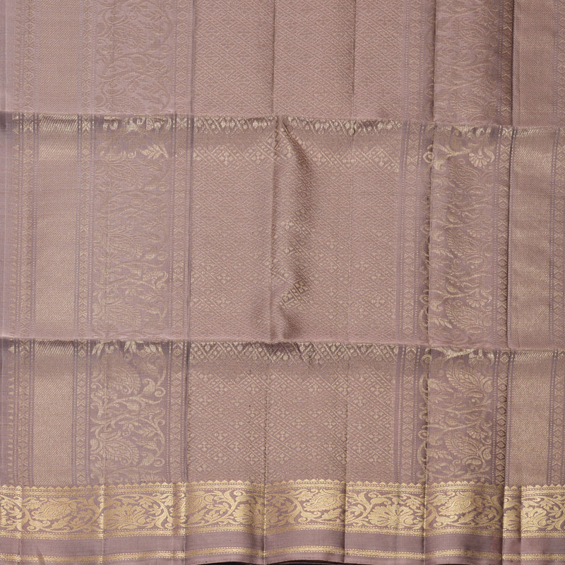 Hayagrivas Dusky Peach Handloom Soft Silk Saree KBF883H4-5