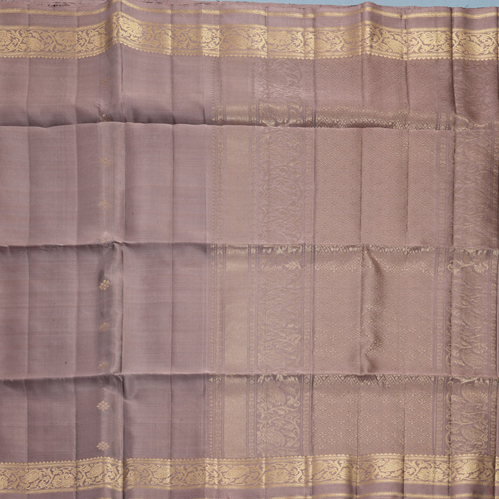 Hayagrivas Dusky Peach Handloom Soft Silk Saree KBF883H4-5