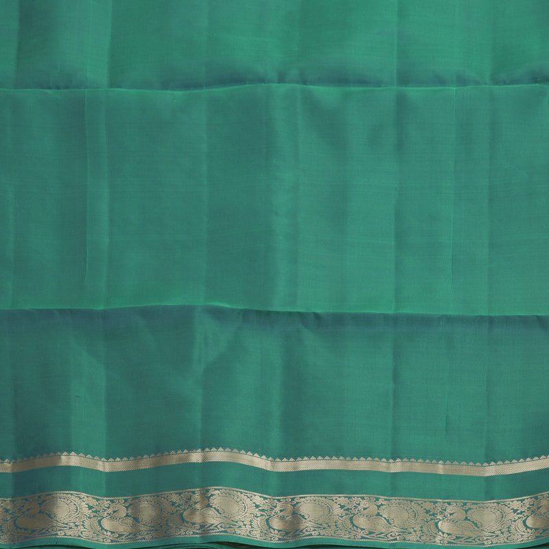 Hayagrivas Mayilkazhuthu Green Handloom Soft Silk Saree KBF883H4-6