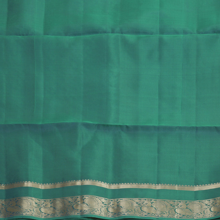 Hayagrivas Mayilkazhuthu Green Handloom Soft Silk Saree KBF883H4-6